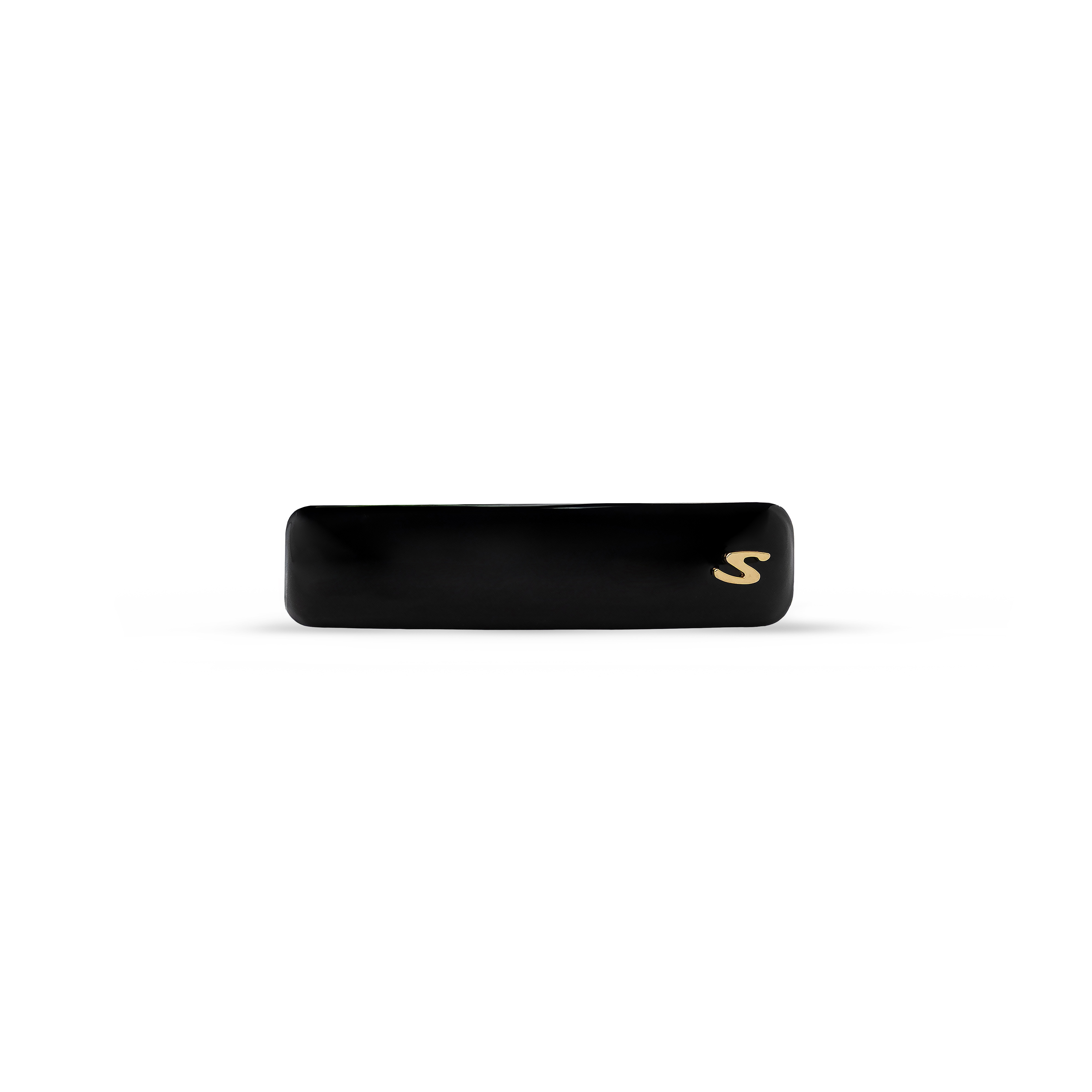 Jonc Classique Barrette — Glossy Black
