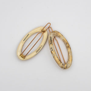 Sacrae Ovale Clip Ajoure Or Intemporel
