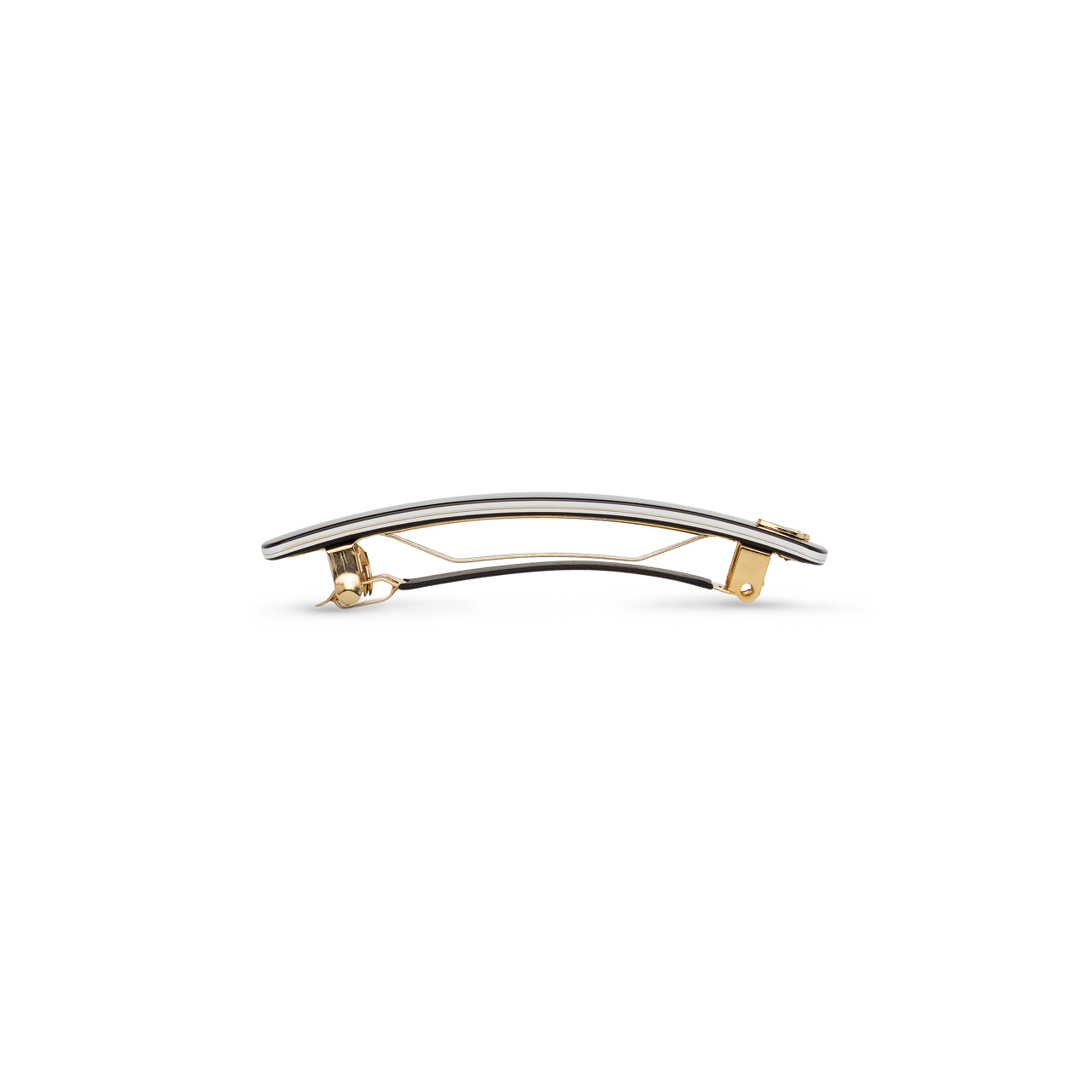 Barrette Classique M - Black & Cream