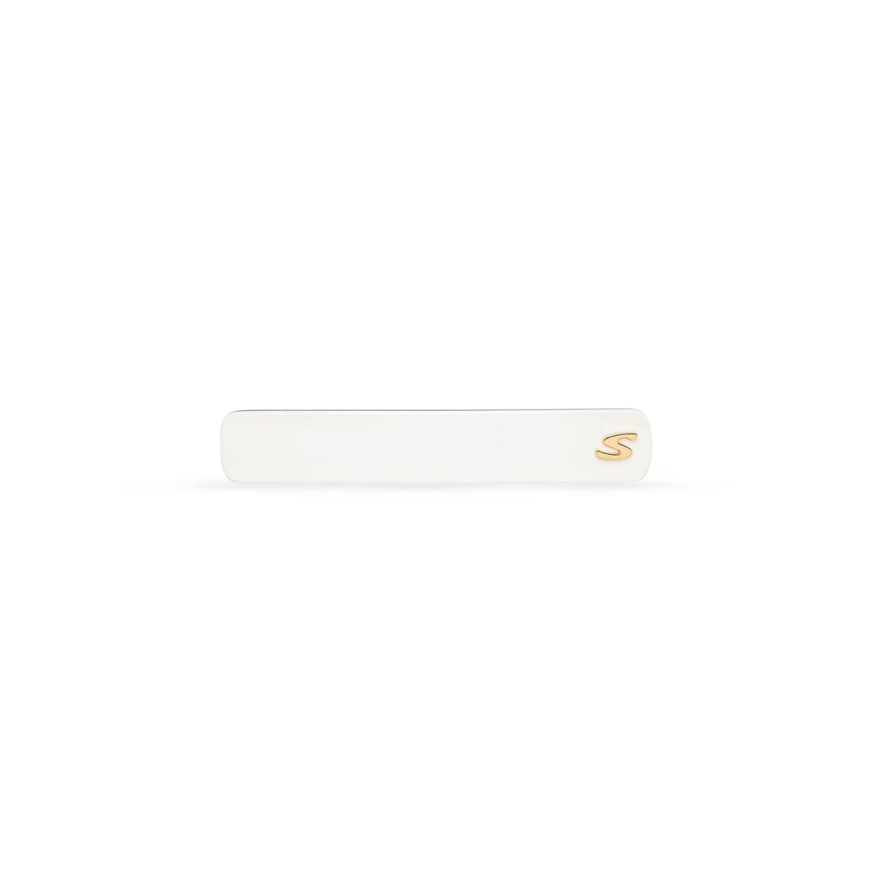 Barrette Classique M - Cream & Black